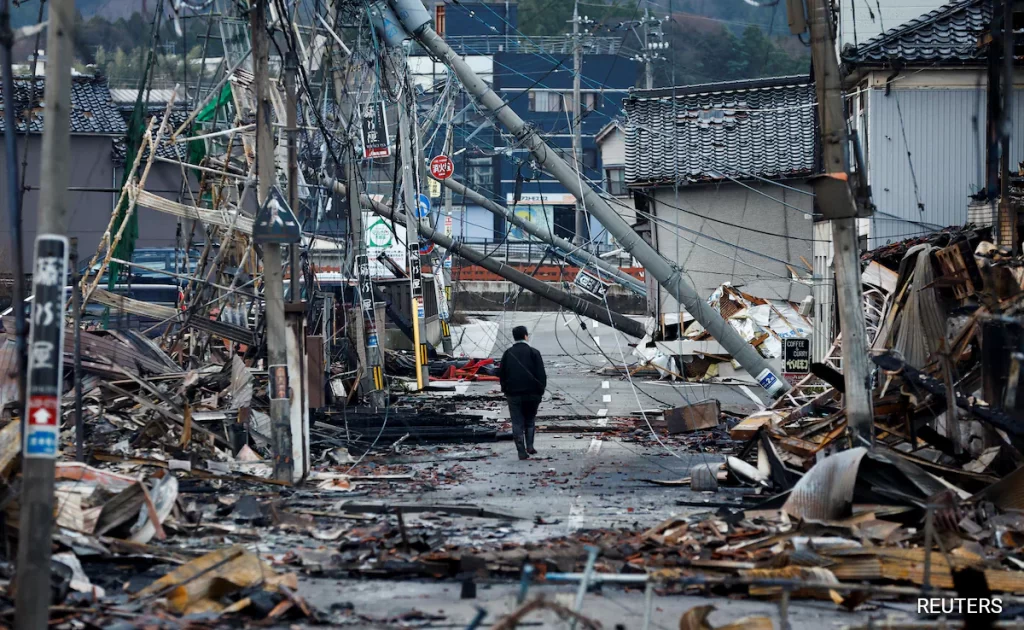 जापानमा भूकम्प : मृत्यु हुनेको सङ्ख्या २३२ पुग्यो, अझै २१ जना वेपत्ता